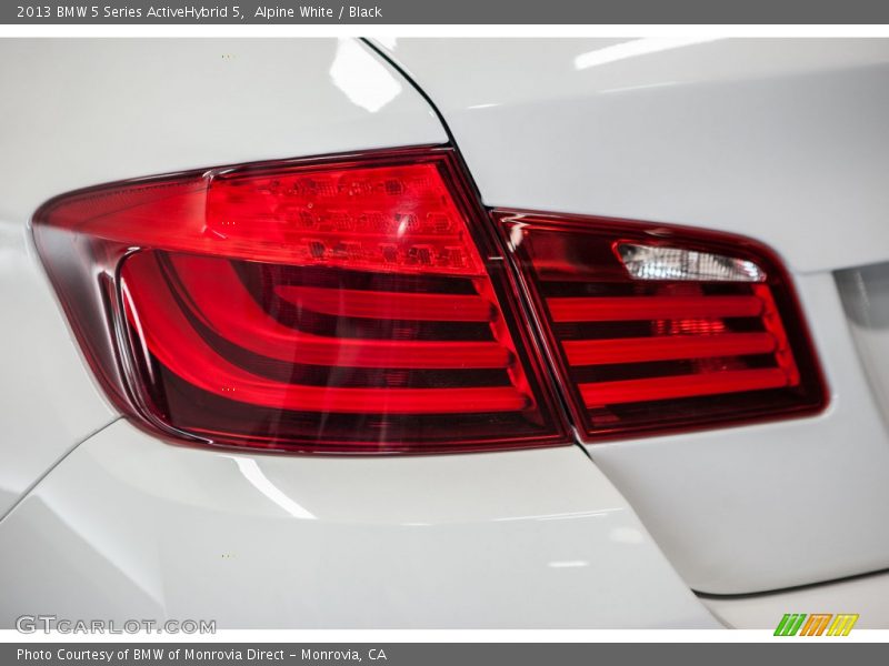 Alpine White / Black 2013 BMW 5 Series ActiveHybrid 5