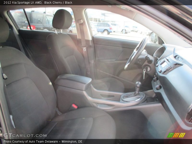 Black Cherry / Black 2012 Kia Sportage LX AWD