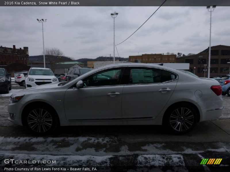 Snow White Pearl / Black 2016 Kia Cadenza