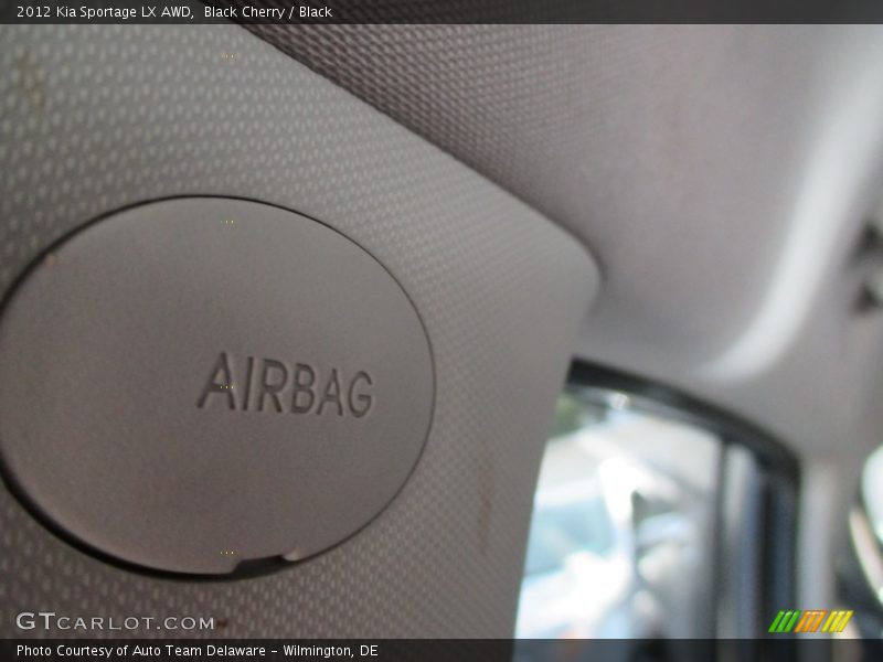 Black Cherry / Black 2012 Kia Sportage LX AWD