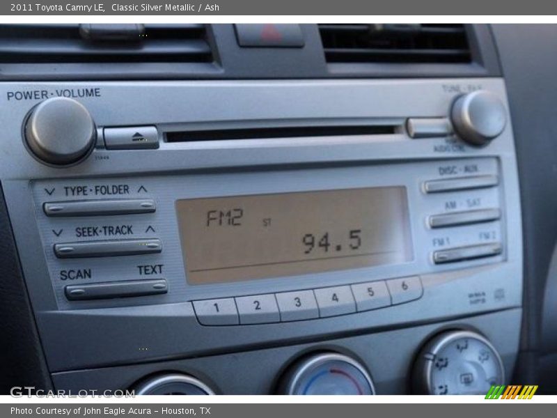 Classic Silver Metallic / Ash 2011 Toyota Camry LE