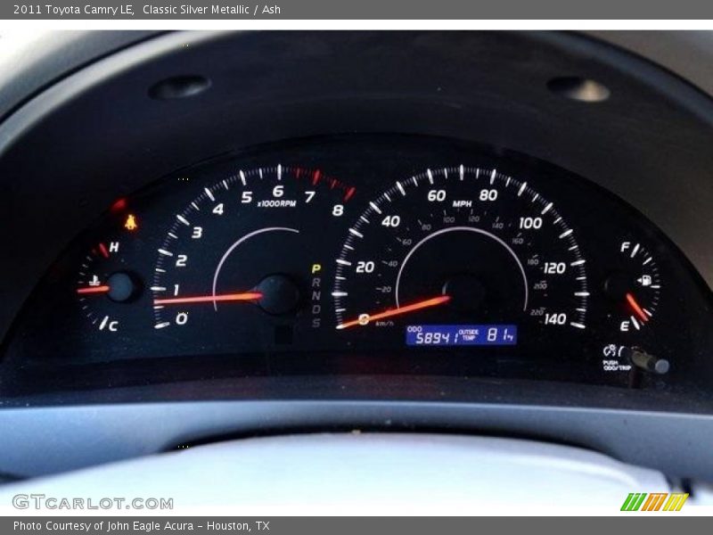 Classic Silver Metallic / Ash 2011 Toyota Camry LE