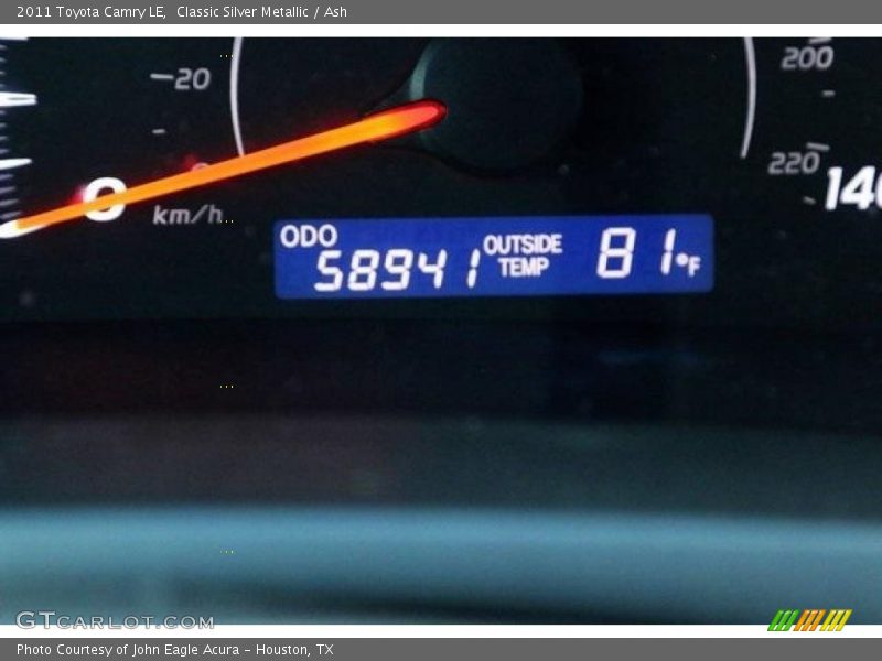 Classic Silver Metallic / Ash 2011 Toyota Camry LE