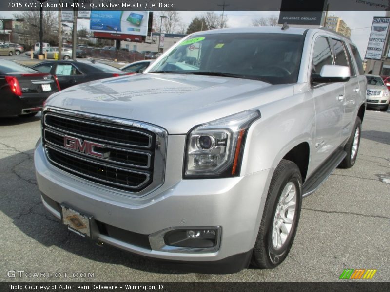 Quicksilver Metallic / Jet Black 2015 GMC Yukon SLT 4WD