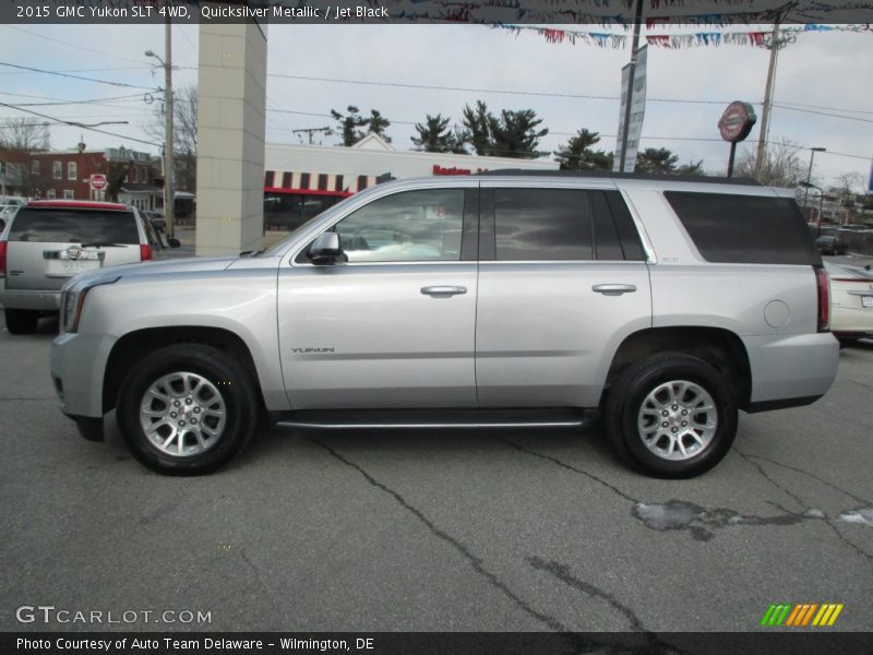 Quicksilver Metallic / Jet Black 2015 GMC Yukon SLT 4WD