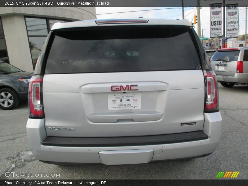 Quicksilver Metallic / Jet Black 2015 GMC Yukon SLT 4WD