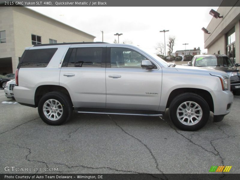 Quicksilver Metallic / Jet Black 2015 GMC Yukon SLT 4WD