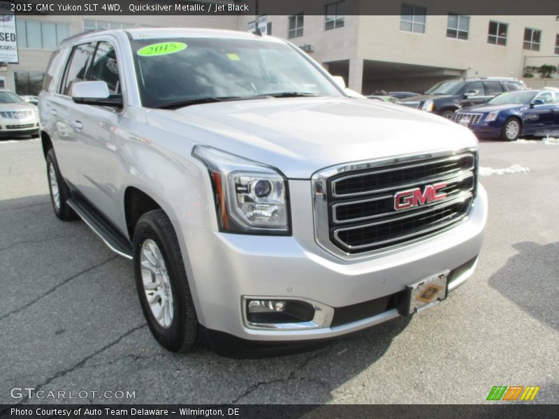 Quicksilver Metallic / Jet Black 2015 GMC Yukon SLT 4WD