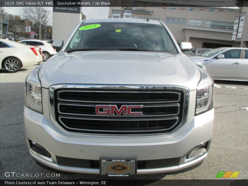 Quicksilver Metallic / Jet Black 2015 GMC Yukon SLT 4WD