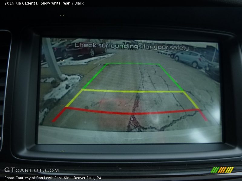 Snow White Pearl / Black 2016 Kia Cadenza