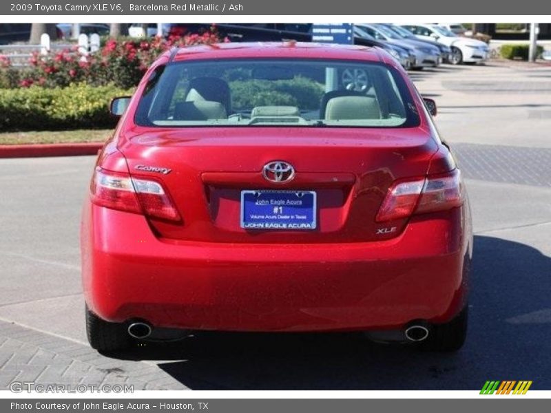 Barcelona Red Metallic / Ash 2009 Toyota Camry XLE V6