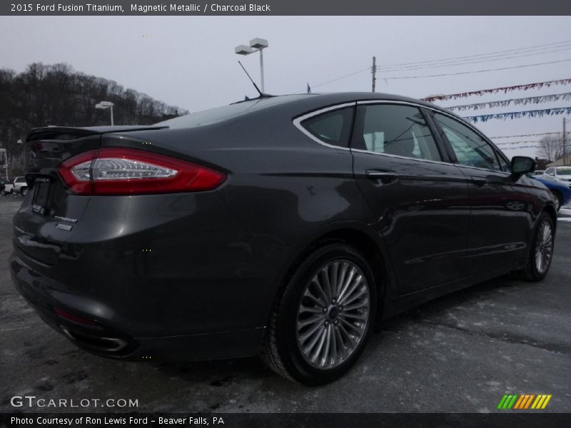 Magnetic Metallic / Charcoal Black 2015 Ford Fusion Titanium