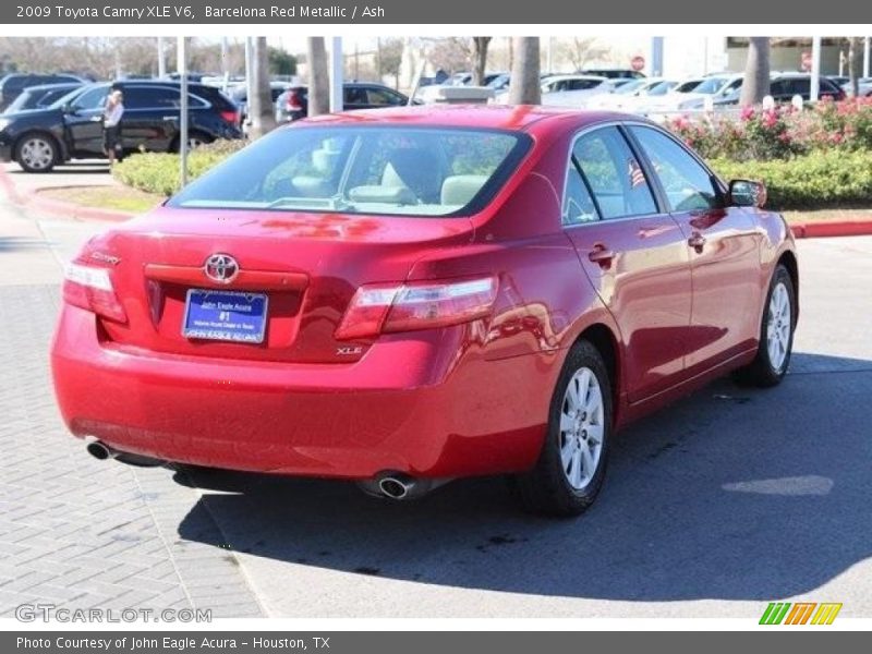 Barcelona Red Metallic / Ash 2009 Toyota Camry XLE V6