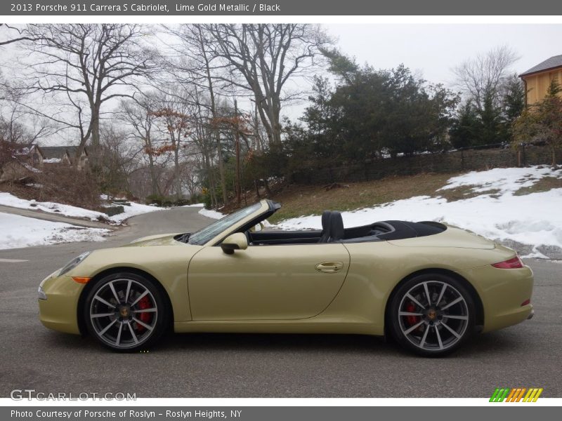  2013 911 Carrera S Cabriolet Lime Gold Metallic