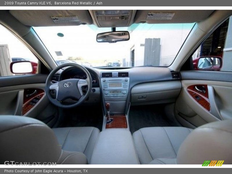 Barcelona Red Metallic / Ash 2009 Toyota Camry XLE V6