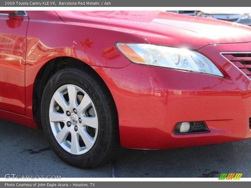 Barcelona Red Metallic / Ash 2009 Toyota Camry XLE V6