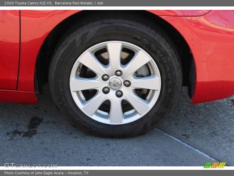 Barcelona Red Metallic / Ash 2009 Toyota Camry XLE V6