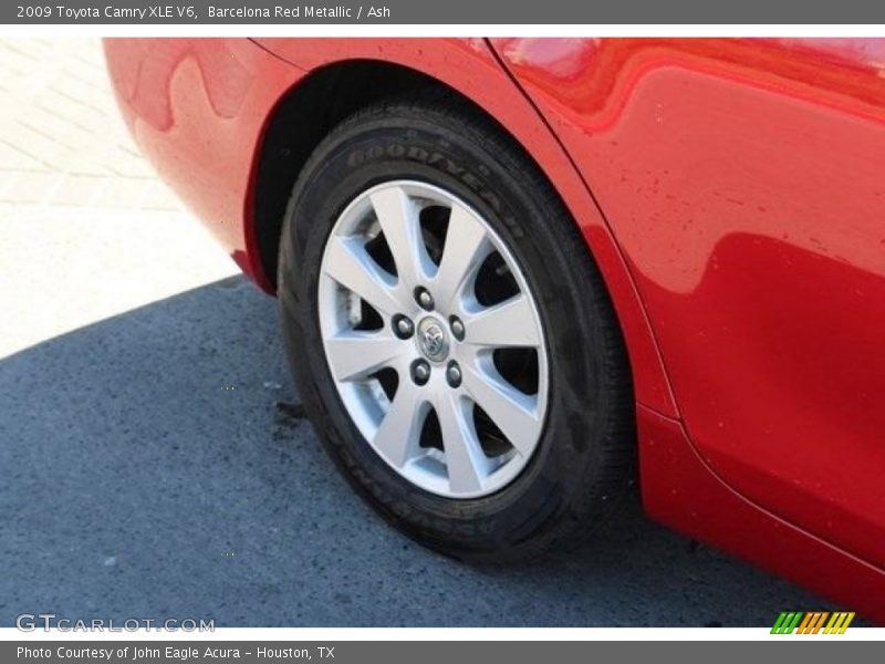 Barcelona Red Metallic / Ash 2009 Toyota Camry XLE V6