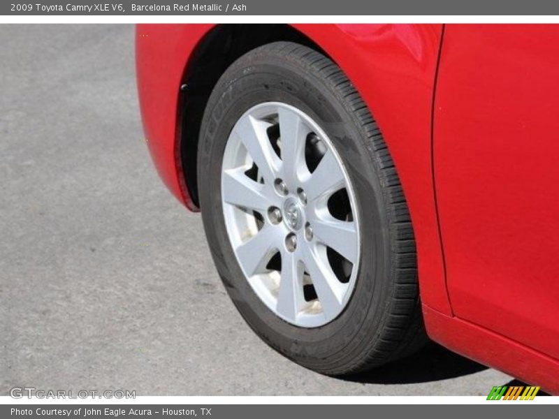 Barcelona Red Metallic / Ash 2009 Toyota Camry XLE V6