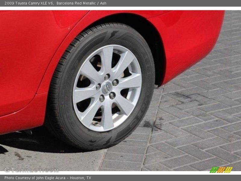 Barcelona Red Metallic / Ash 2009 Toyota Camry XLE V6