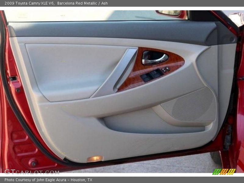 Barcelona Red Metallic / Ash 2009 Toyota Camry XLE V6