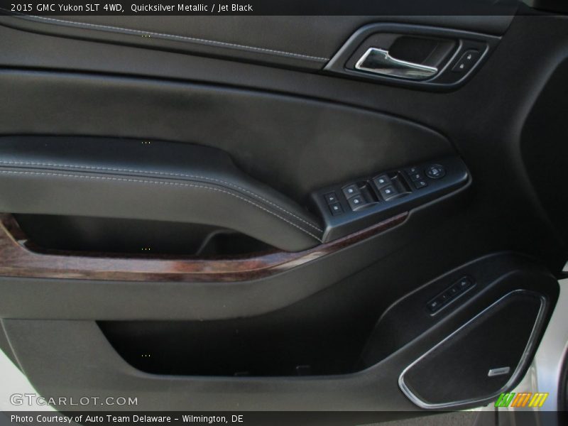 Quicksilver Metallic / Jet Black 2015 GMC Yukon SLT 4WD