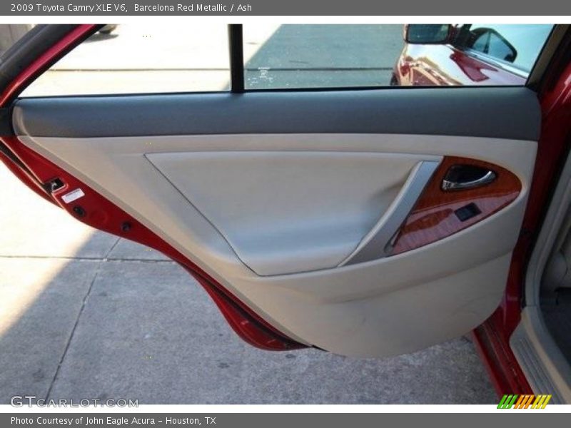 Barcelona Red Metallic / Ash 2009 Toyota Camry XLE V6