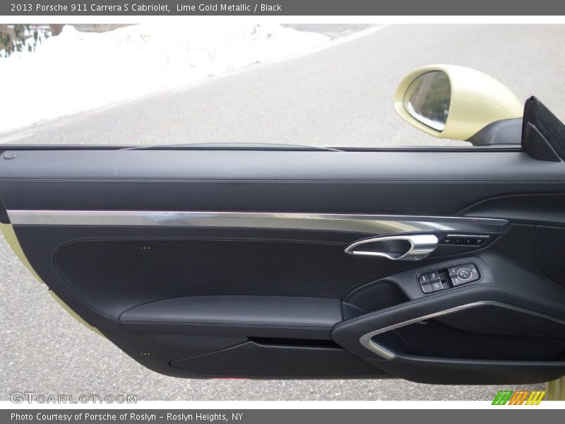 Lime Gold Metallic / Black 2013 Porsche 911 Carrera S Cabriolet