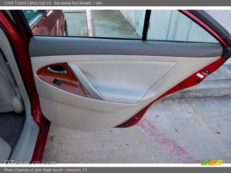 Barcelona Red Metallic / Ash 2009 Toyota Camry XLE V6