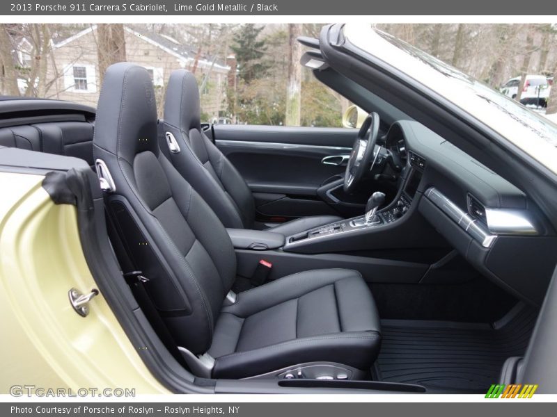 Lime Gold Metallic / Black 2013 Porsche 911 Carrera S Cabriolet