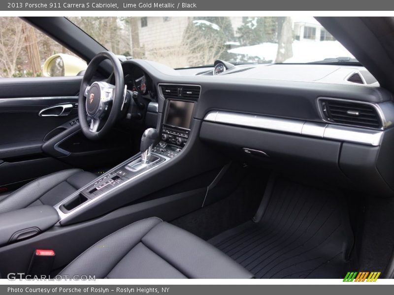 Lime Gold Metallic / Black 2013 Porsche 911 Carrera S Cabriolet