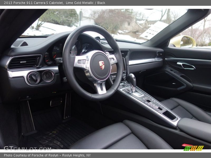 Lime Gold Metallic / Black 2013 Porsche 911 Carrera S Cabriolet