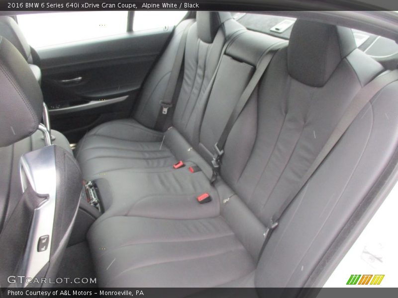 Rear Seat of 2016 6 Series 640i xDrive Gran Coupe