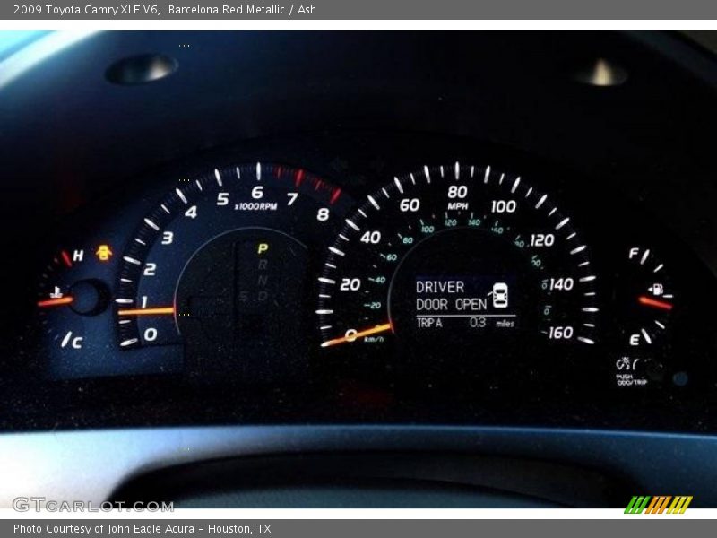 Barcelona Red Metallic / Ash 2009 Toyota Camry XLE V6