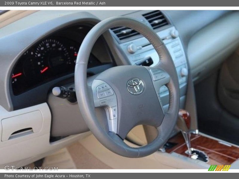 Barcelona Red Metallic / Ash 2009 Toyota Camry XLE V6
