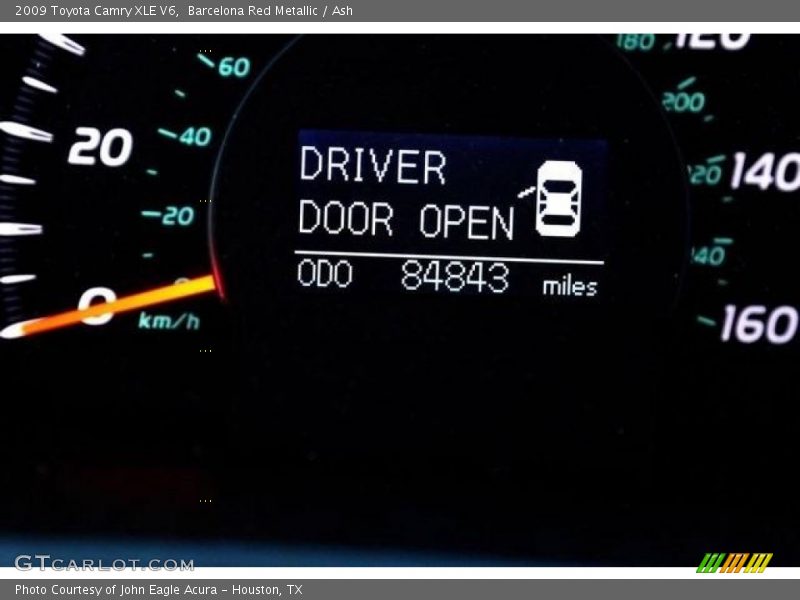 Barcelona Red Metallic / Ash 2009 Toyota Camry XLE V6