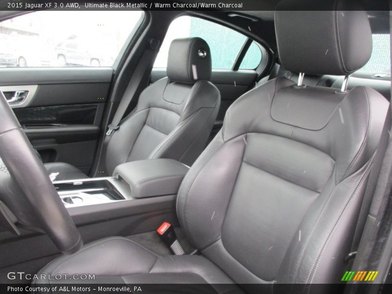 Ultimate Black Metallic / Warm Charcoal/Warm Charcoal 2015 Jaguar XF 3.0 AWD
