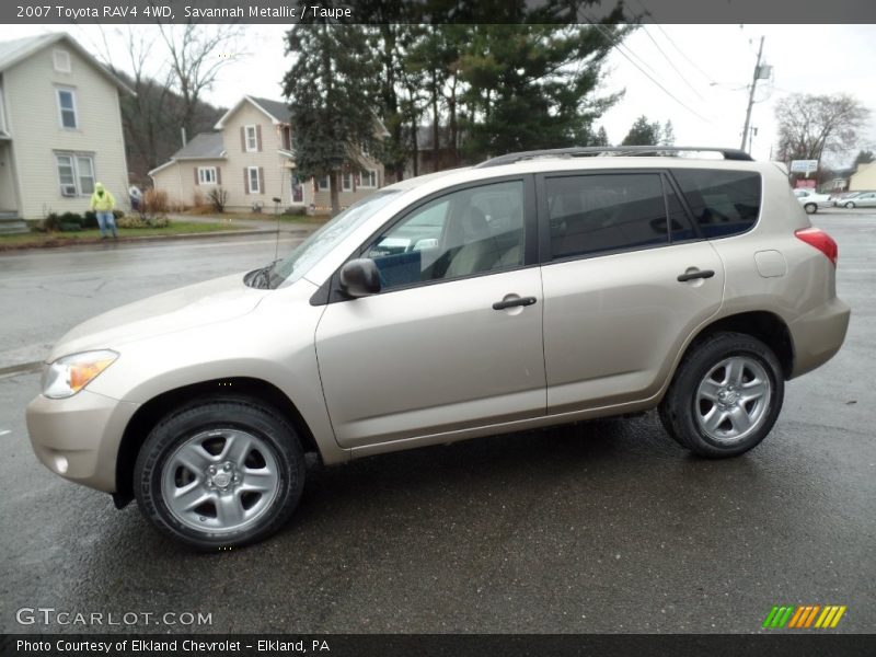 Savannah Metallic / Taupe 2007 Toyota RAV4 4WD