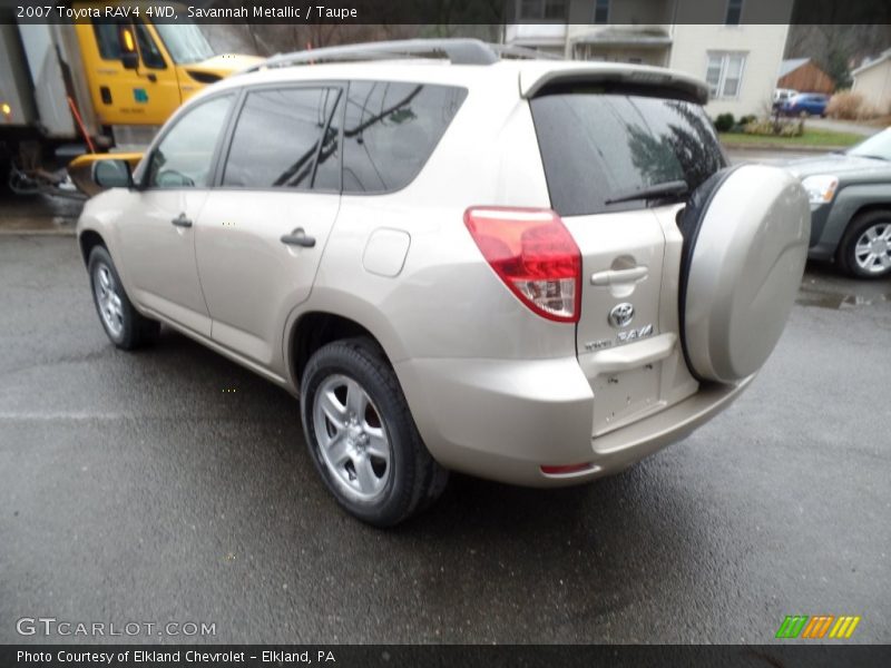 Savannah Metallic / Taupe 2007 Toyota RAV4 4WD
