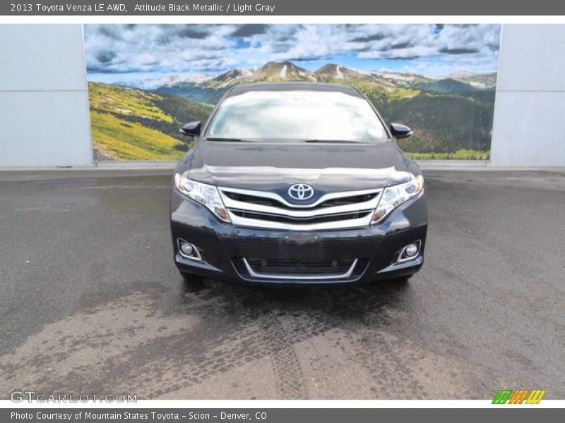 Attitude Black Metallic / Light Gray 2013 Toyota Venza LE AWD