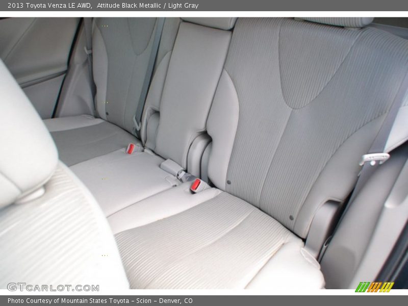 Attitude Black Metallic / Light Gray 2013 Toyota Venza LE AWD