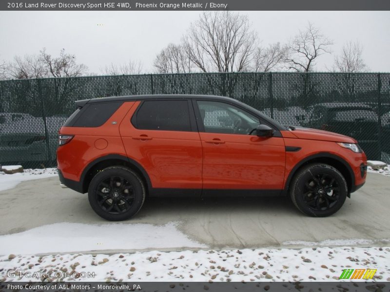 Phoenix Orange Metallic / Ebony 2016 Land Rover Discovery Sport HSE 4WD