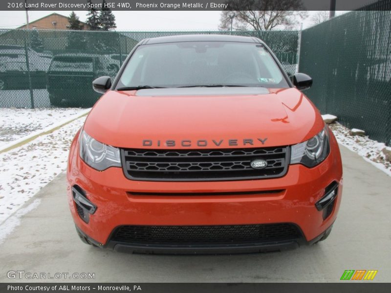 Phoenix Orange Metallic / Ebony 2016 Land Rover Discovery Sport HSE 4WD