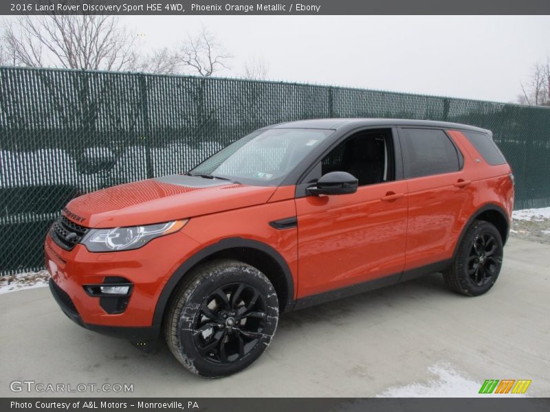 Phoenix Orange Metallic / Ebony 2016 Land Rover Discovery Sport HSE 4WD