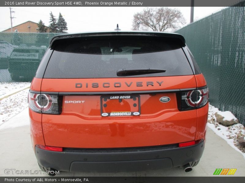 Phoenix Orange Metallic / Ebony 2016 Land Rover Discovery Sport HSE 4WD