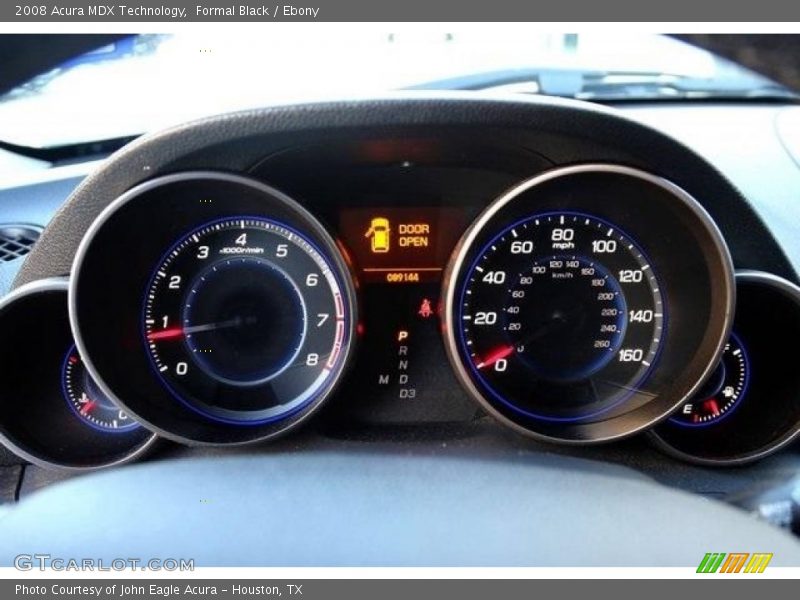 Formal Black / Ebony 2008 Acura MDX Technology