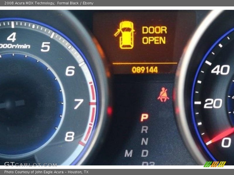 Formal Black / Ebony 2008 Acura MDX Technology