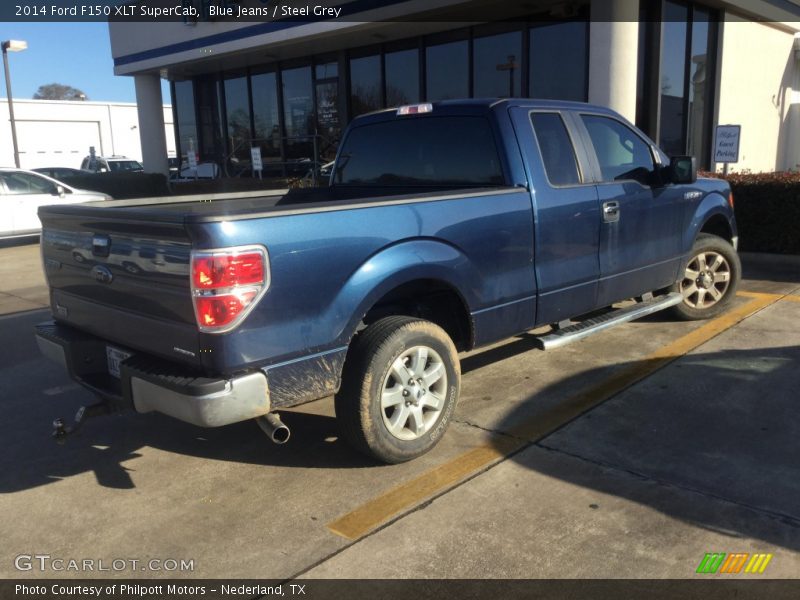 Blue Jeans / Steel Grey 2014 Ford F150 XLT SuperCab