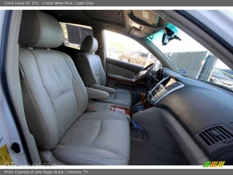 Crystal White Mica / Light Gray 2009 Lexus RX 350