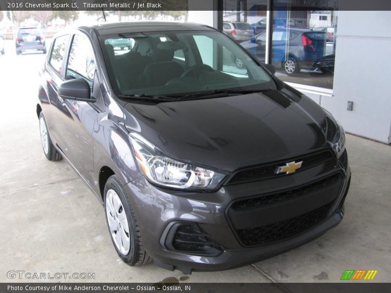 Titanium Metallic / Jet Black 2016 Chevrolet Spark LS